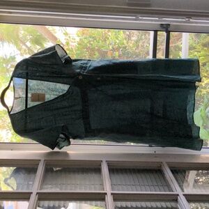 Grae Cove Linen Faux Wrap Dress